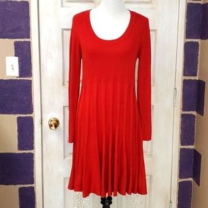 Gorgeous red sweater dress